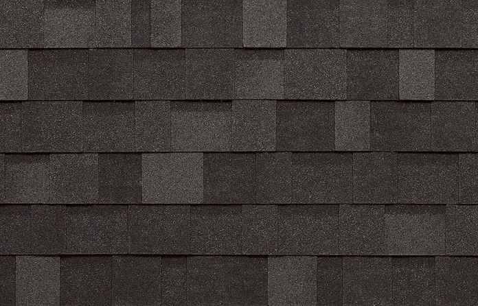 Dual Black sample color for IKO Cambridge Premium Architectural Shingles for a roof