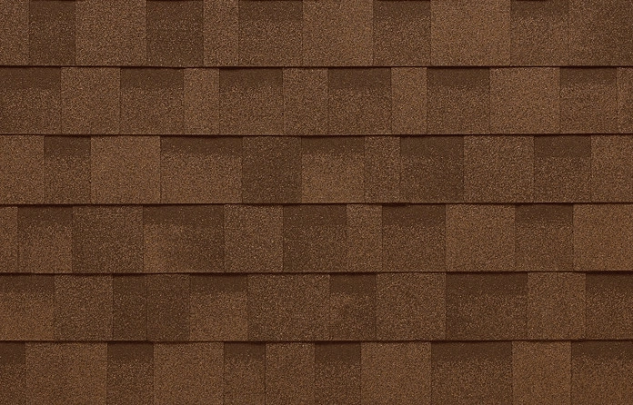 Dual Brown sample color for IKO Cambridge Premium Architectural Shingles for a roof