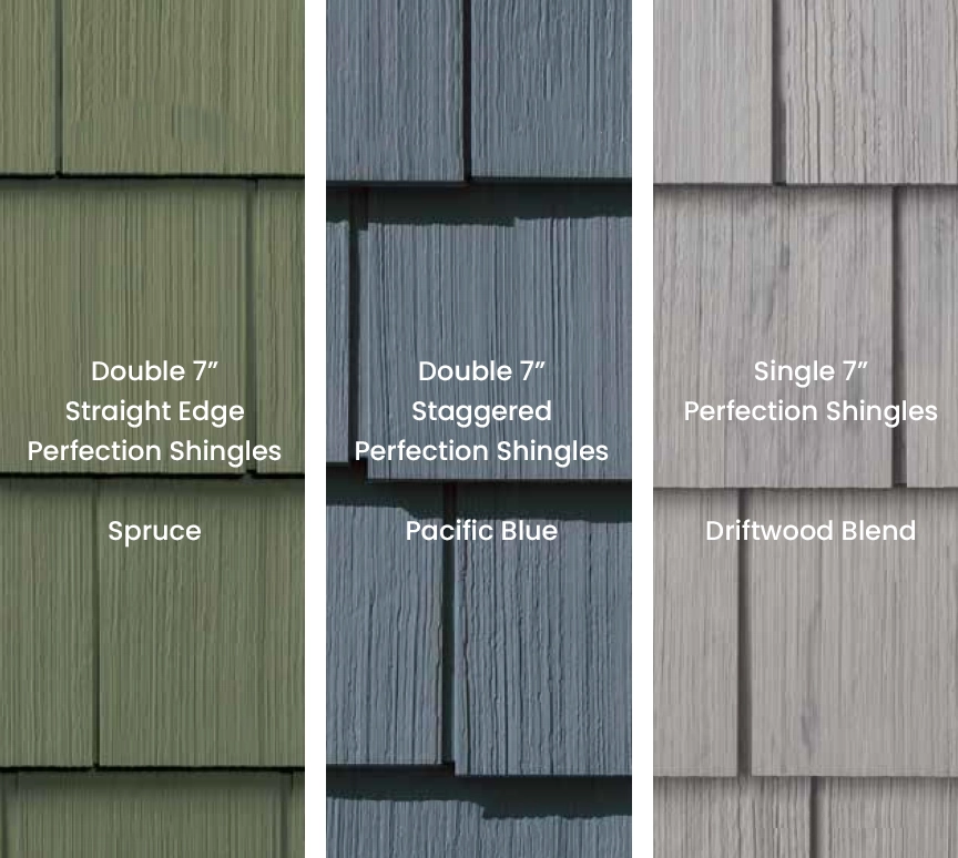 Certainteed vinyl siding samples